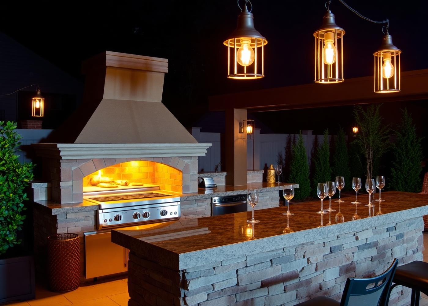 Vintner's Terrace, Outdoor kitchen